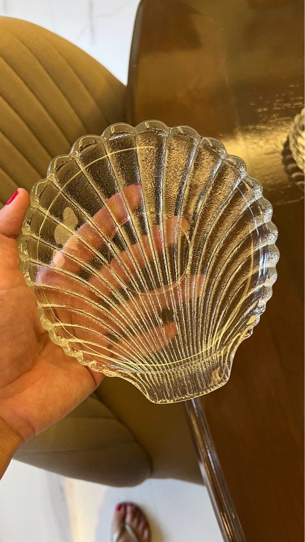 Vintage crystal dessert plates on sale