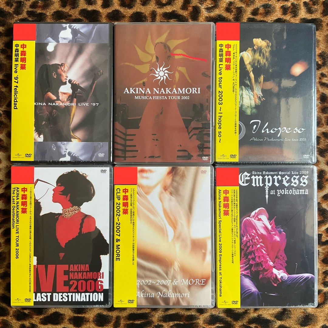 中森明菜 THE LIVE DVD COMPLETE BOX