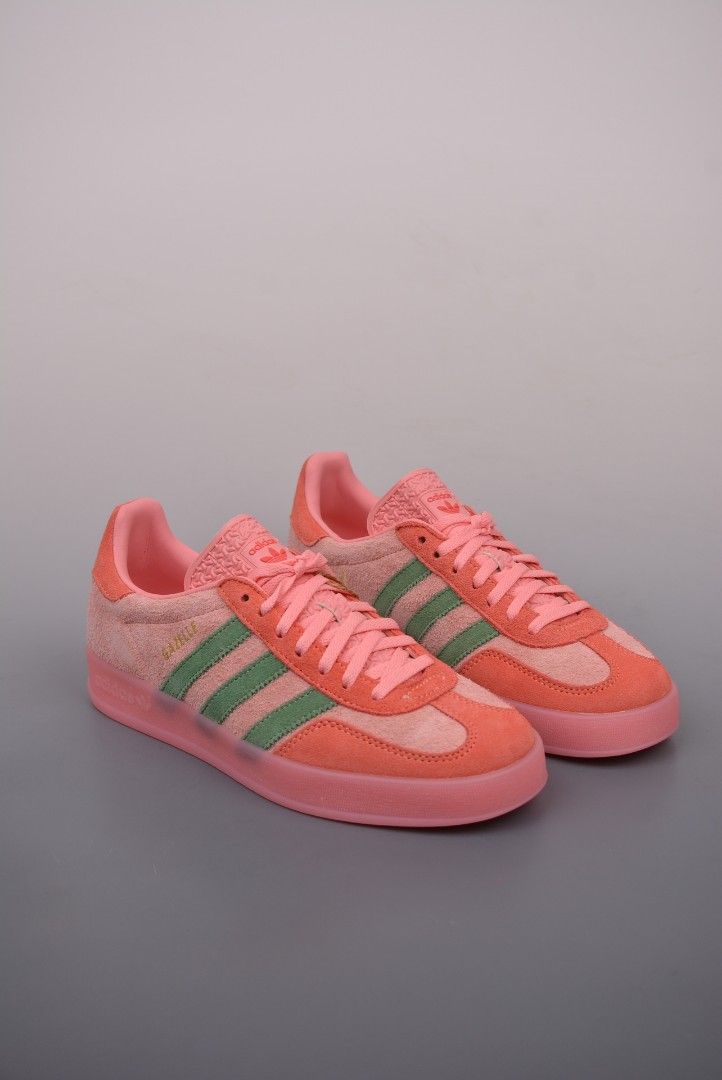 adidas gazelle silver green womens Leftfoot - adidas - Gazelle Indoor - Sandy Pink/Cloud White main image 1