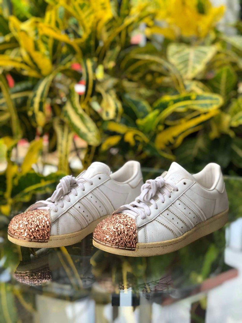 Adidas superstar 80s 3D Copper toe rose gold metallic bought from AUSTRALIA
