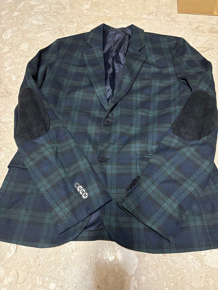 Zara tartan blazer 2025