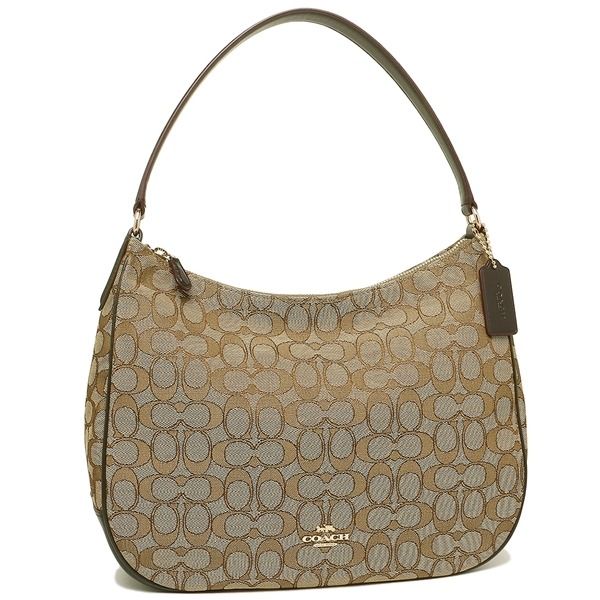 Zip shoulder bag in signature jacquard 2025