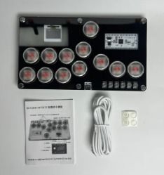 AVAILABLE - SKY2040 V1.2 - HITBOX 12 KEYS GAMEPAD ARCADE STICK/CONTROLLER FOR PC, PS3, PS4 ANDROID SWITCH (Category: Controllers) located in Manila. Submitted by gigaware (Listing ID 1322473260, Image 1). Description: SALE‼️ SALE‼️ Unleash your gaming prowess with the Gigaware SKY2040 V1.2—one gamepad, endless victories! (SPECIFICATION) Model: SkyUan SKY2040 V1.2 Hitbox 12 Keys Material: Acrylic + PCB + Electronic components Link method: USB Type