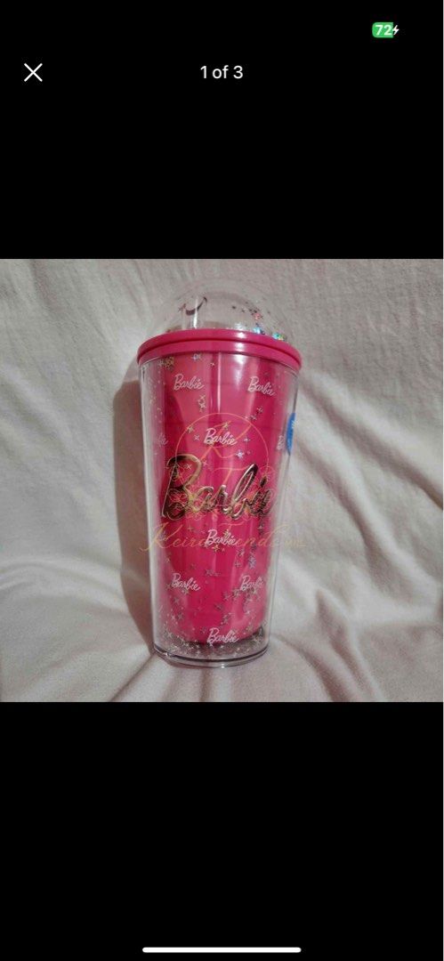 BARBIE MINISO 2 TUMBLER SET (Category: Water Bottles & Tumblers) located in Quezon City. Submitted by hannahcrooz (Listing ID 1322496538, Image 2). Description: 400 for 2!!! orig price each 299 and 399.