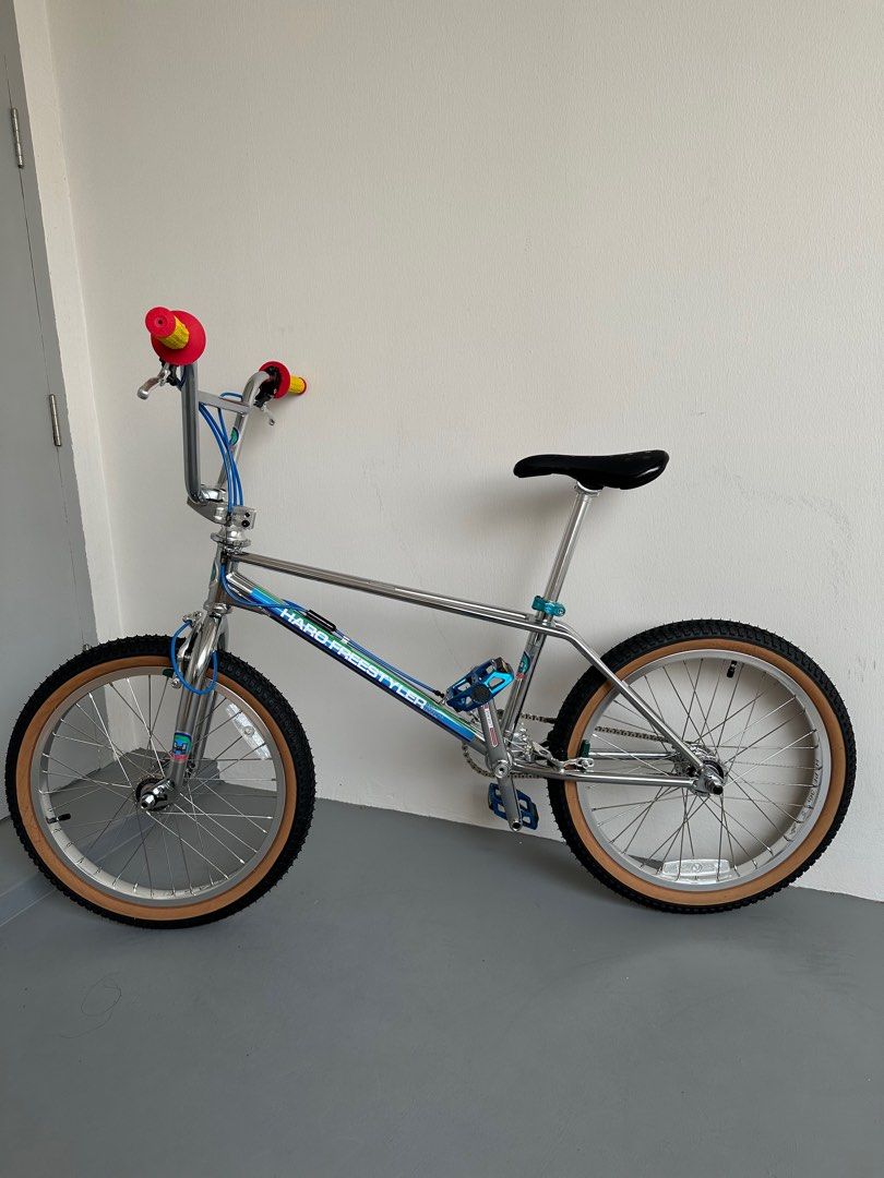 BMX Haro Freestyler everything original. Trade with Brompton T line with top up on my side. Comes with all the parts as shown. Sports Equipment Bicycles Parts Bicycles on Carousell