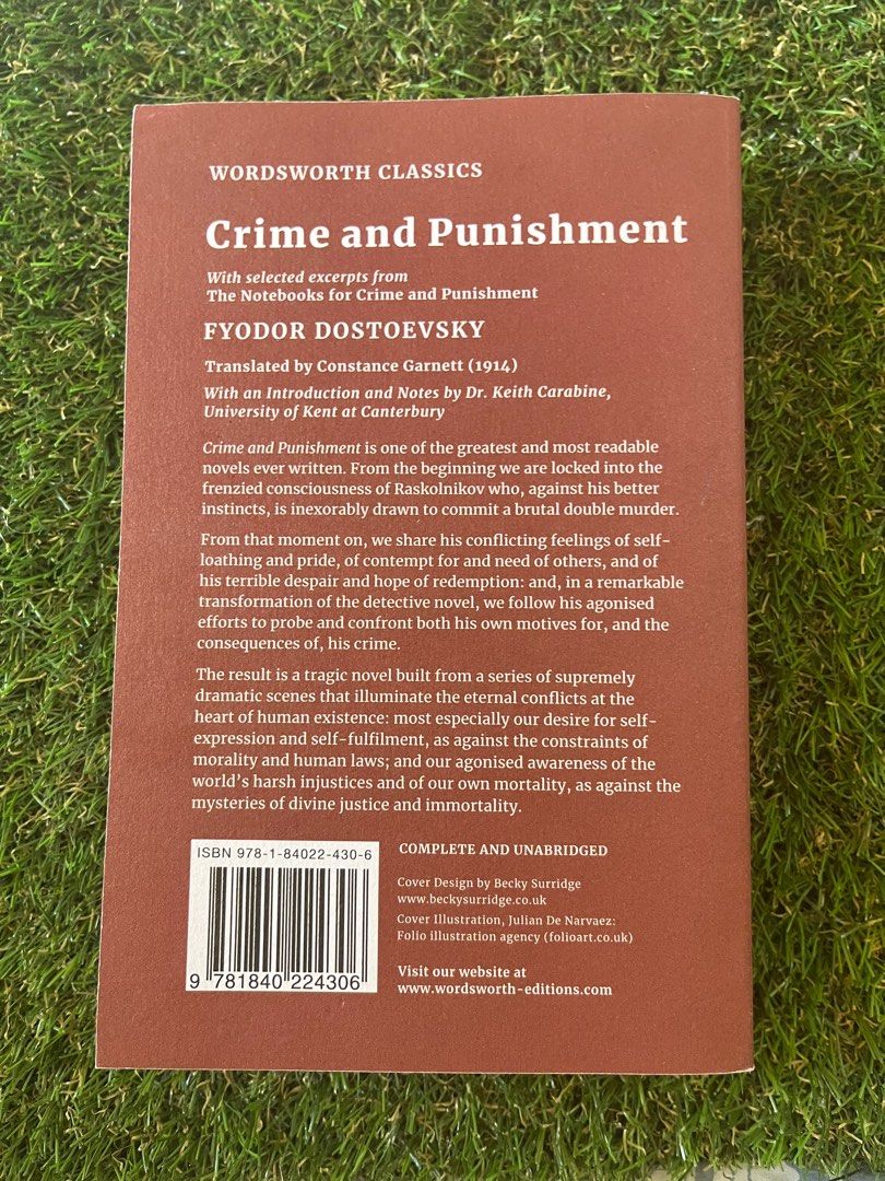 [SeriousShoppers] Ready stock Wordsworth Classics Crime and Punishment ...
