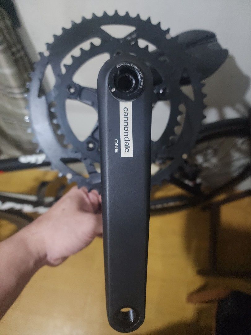 Cannondale One Crank (Category: Bicycles) located in Makati City. Submitted by iampinarello651 (Listing ID 1322500423, Image 2). Description: Brand new Cannondale One crank with FSA chain ring 52/36 teeth 172.5mm crank arm length pressfit 30 110mm BCD.