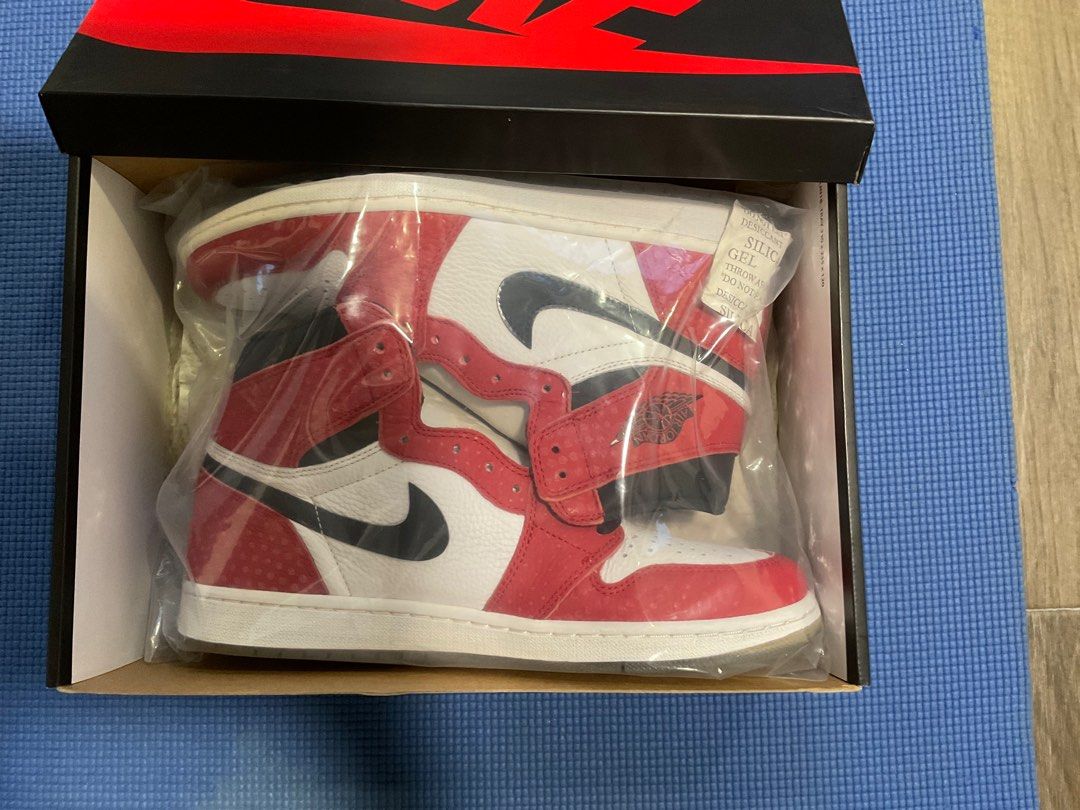 CLEARANCE SALE Jordan 1 SpiderMan Origin Story Men s Fashion Footwear Sneakers on Carousell