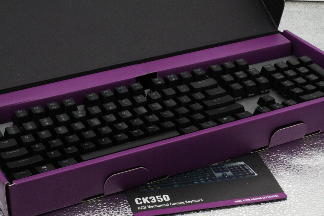 Cooler Master CK350 RGB Mechanical Gaming Keyboard, Computers & Tech ...