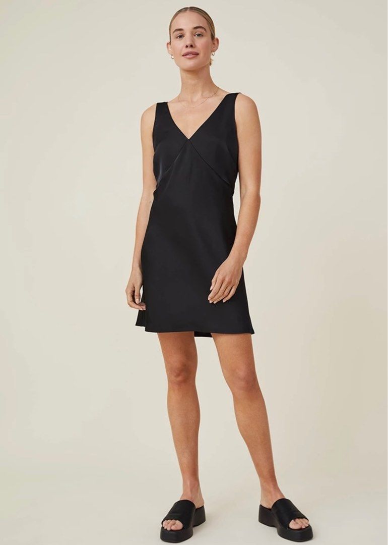 Cotton on satin dress outlet
