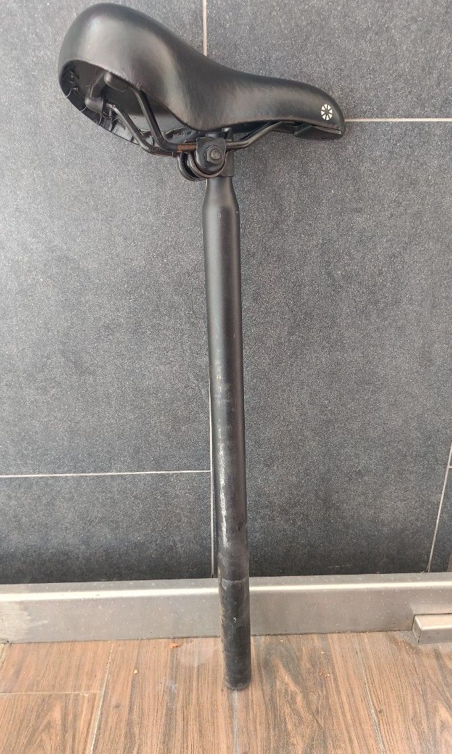 Dahon seatpost saddle Sports Equipment Bicycles Parts Parts Accessories on Carousell