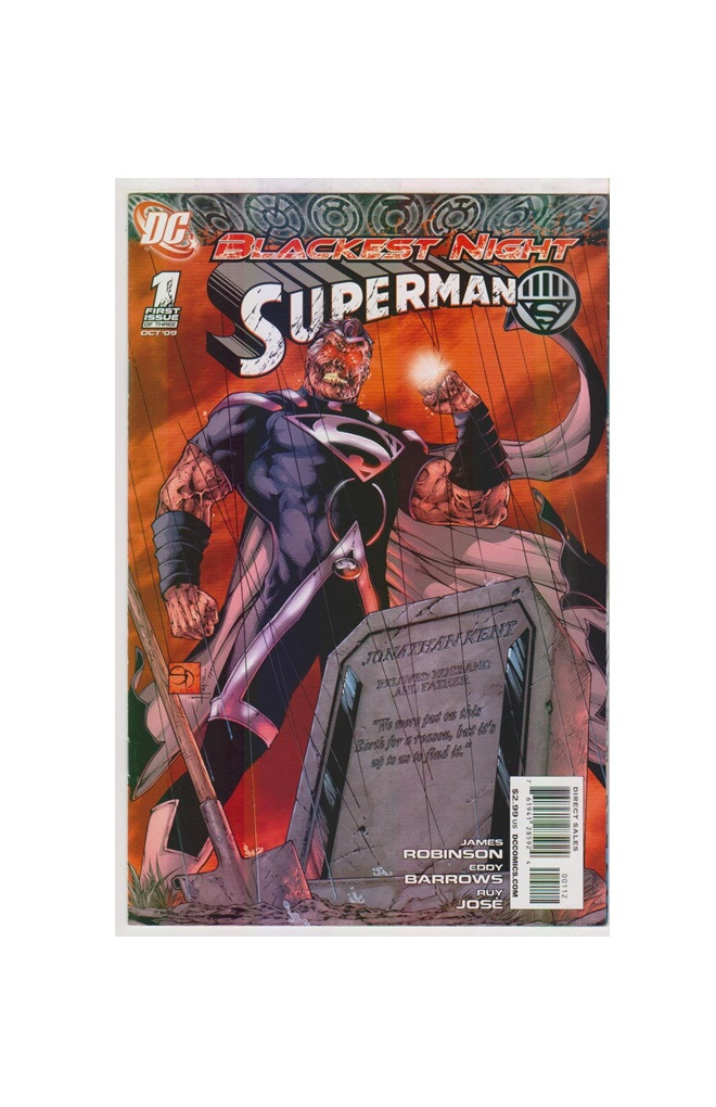 DC Comics Blackest Night Superman (2009) #1-3 Complete, Hobbies & Toys ...