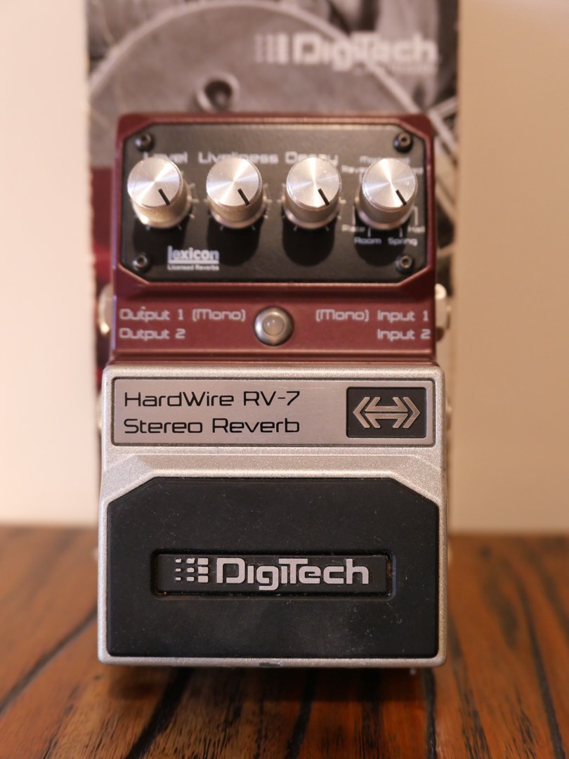 Digitech Hardwire RV 7 Stereo Reverb Lexicon RV7 | RV-7, Hobbies & Toys,  Music & Media, Musical Instruments on Carousell