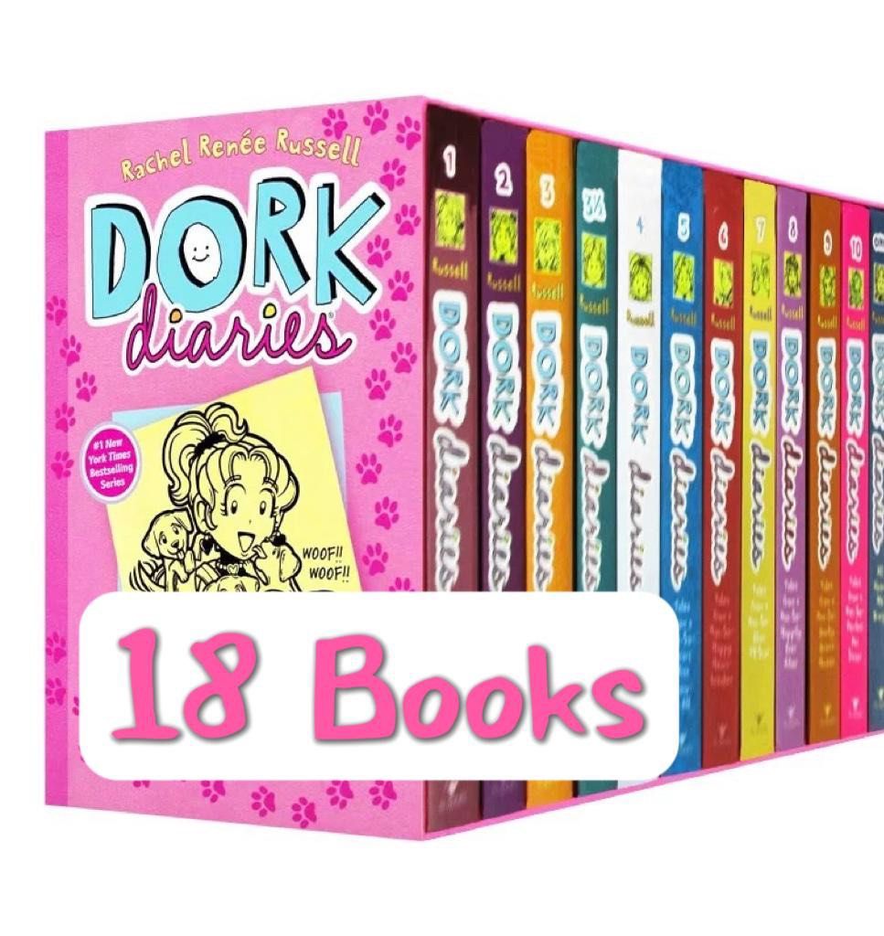 Dork Diaries 18 books box set, Hobbies & Toys, Books & Magazines,  Children's Books on Carousell