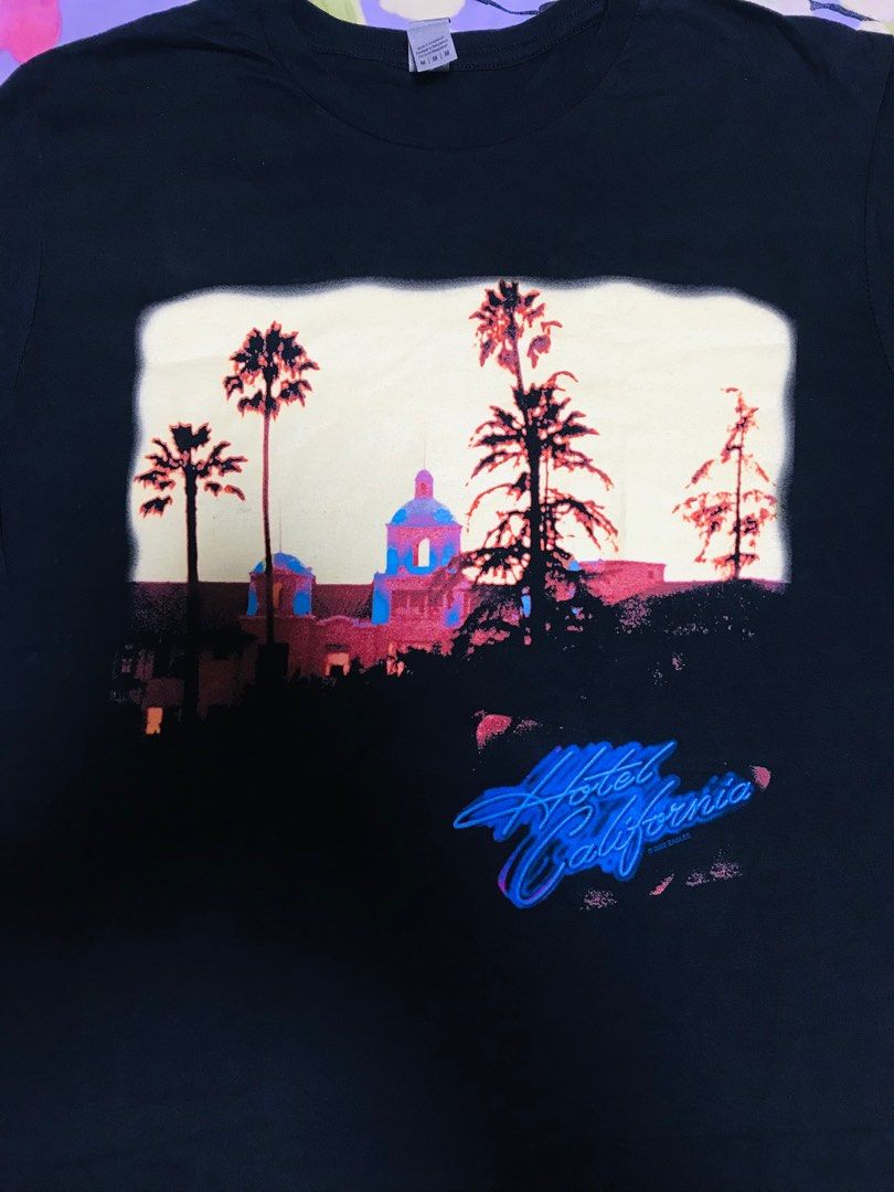 Eagles Hotel California Official T shirt Men s Fashion Coats Jackets and Outerwear on Carousell