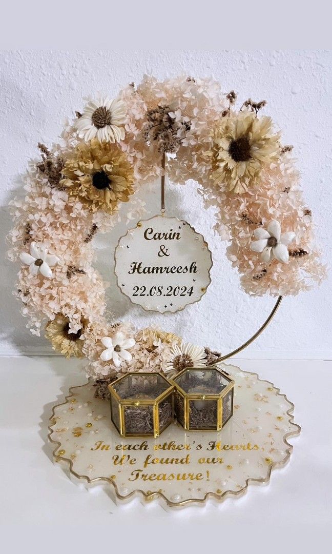 Wedding ring holder for ceremony cheap