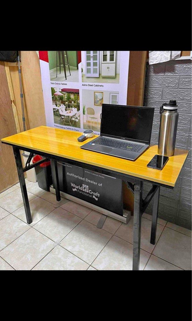 foldable computer table 🛒🛒🛒 (Category: Tables & Sets) located in Manila. Submitted by kellychz (Listing ID 1322424918, Image 1). Description: foldable computer table • sale sale sale • bodega price • same day delivery • brand new cod or gcash.