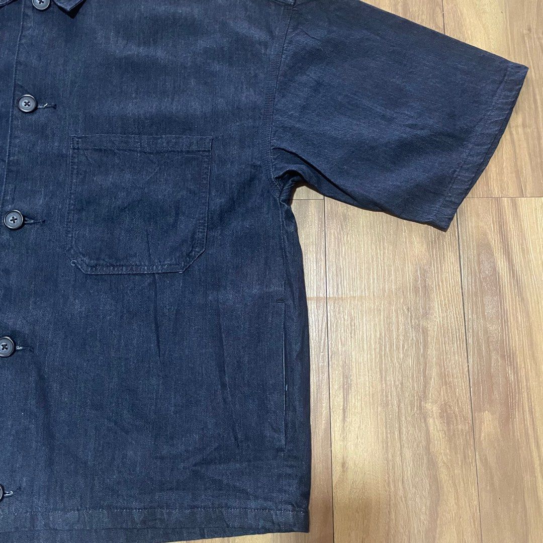 GU DENIM CHIEF POLO (Category: Tshirts & Polo Shirts ) located in Manila. Submitted by revise.ph_ (Listing ID 1322481023, Image 2). Description: GU DENIM CHIEF POLO Made in CAMBODIA Size :LARGE Dimension Length:29” Width:27 Shoulder:26 Sleeve:11.6 No issue Price:1,200 Free Shipping via JNT.