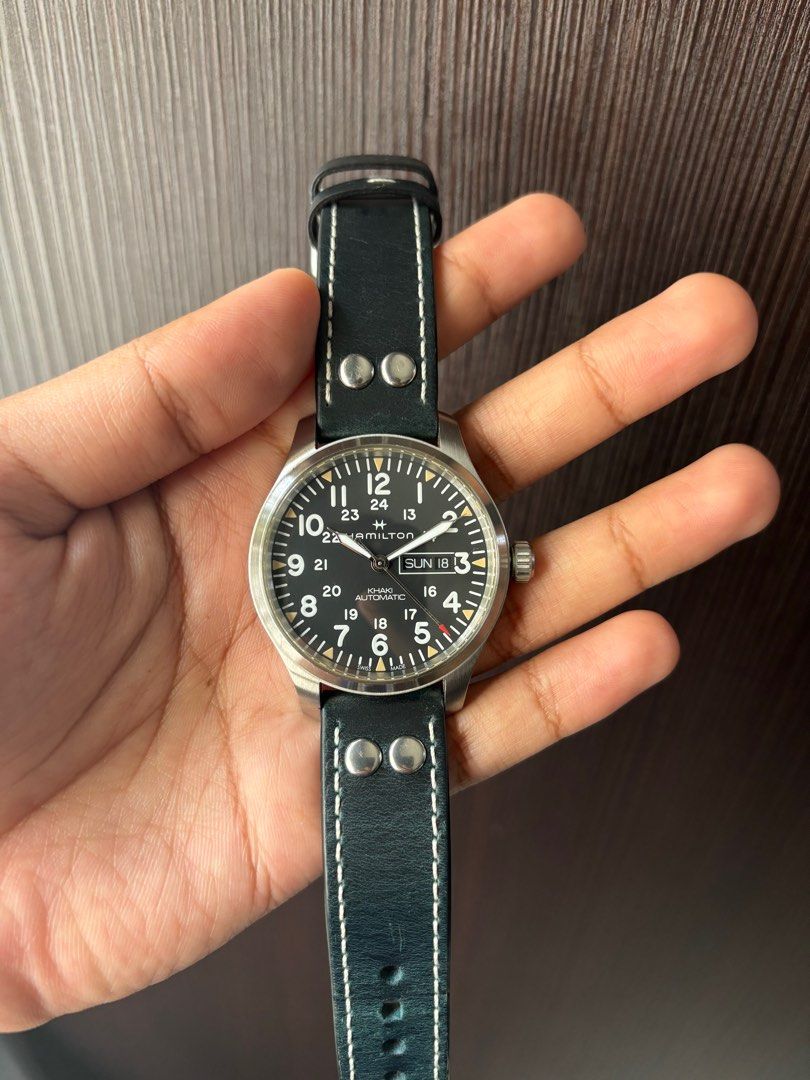 Hamilton Khaki Field Day Date Automatic, Men's Fashion, Watches