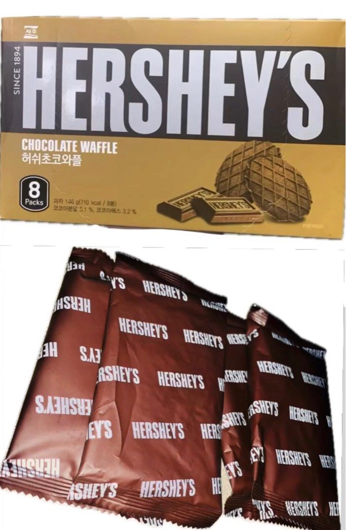 HERSHEY'S CHOCOLATE WAFFLE 4PCS (Category: Other Food & Drinks) located in Imus. Submitted by foodhaveit24 (Listing ID 1322559391, Image 1). Description: Our dear shoppers, WE HAVE MORE ITEMS THAT MIGHT INTEREST YOU. Please feel free to visit our shop and save on Shipping Fee. Thank you!.