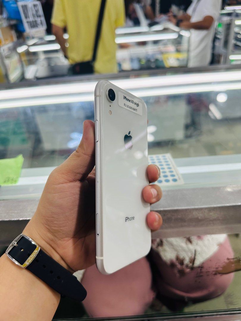 Iphone XR 64gb 85% batt FU (Category: iPhone X Series) located in San Juan City. Submitted by javedsgadgetshop (Listing ID 1322470453, Image 3). Description: OPEN FOR INSTALLMENT VIA CREDIT CARD/GGIVES/SPAY/BILLEASE & SWAP/TRADE-IN! BUY AND SELL! Quick Specs : Iphone XR •64gb •NTC Variant •85% batt health •Factory Unlock •95% Smoothness •No hidden issue | No Repaired •100% Authentic | Not Refurbished •w/ OEM Charger & store warranty ❣️ - serial c
