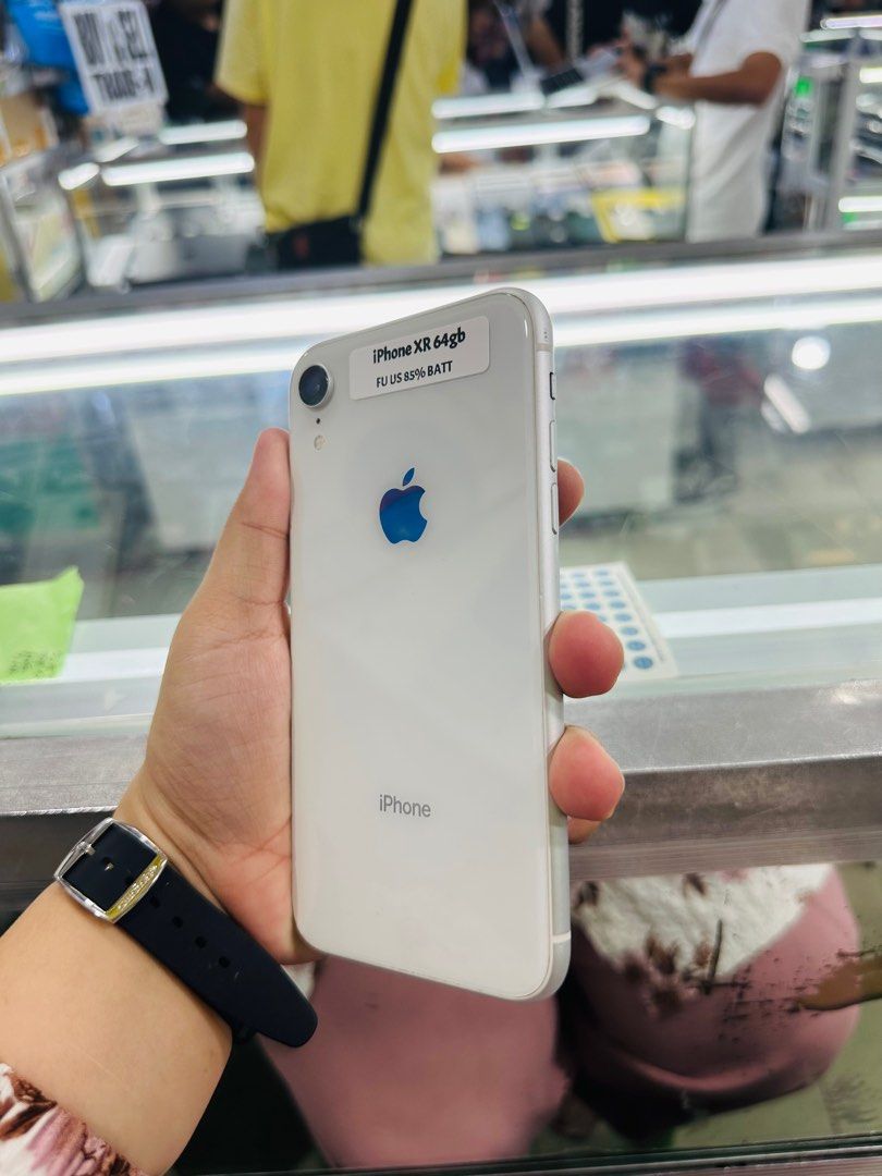 Iphone XR 64gb 85% batt FU (Category: iPhone X Series) located in San Juan City. Submitted by javedsgadgetshop (Listing ID 1322470453, Image 2). Description: OPEN FOR INSTALLMENT VIA CREDIT CARD/GGIVES/SPAY/BILLEASE & SWAP/TRADE-IN! BUY AND SELL! Quick Specs : Iphone XR •64gb •NTC Variant •85% batt health •Factory Unlock •95% Smoothness •No hidden issue | No Repaired •100% Authentic | Not Refurbished •w/ OEM Charger & store warranty ❣️ - serial c