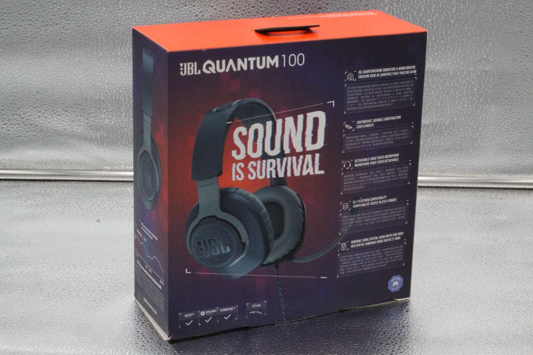JBL Quantum 100 Wired Over-Ear Gaming Headset with Detachable Mic (Category: Headphones & Headsets) located in Santa Maria. Submitted by dr.ariesramos (Listing ID 1322517991, Image 2). Description: FOR SALE: JBL Quantum 100 Wired Over-Ear Gaming Headset with Detachable Mic PRICE: P1,495 CONDITION: Almost Brand New, Perfectly working, Rarely used RFS: Need funds for continuing education DESCRIPTION: Complete packaging, with detachable mic, wired G