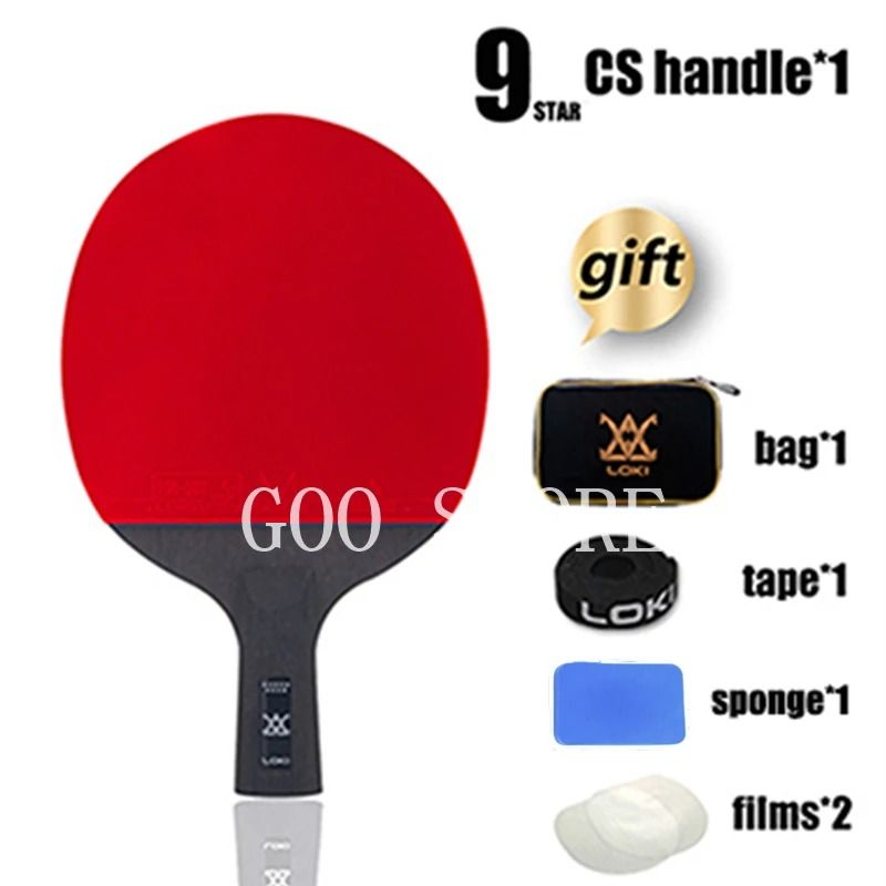 LOKI 9 Star Professional Table Tennis Racket Carbon Blade PingPong Bat ...