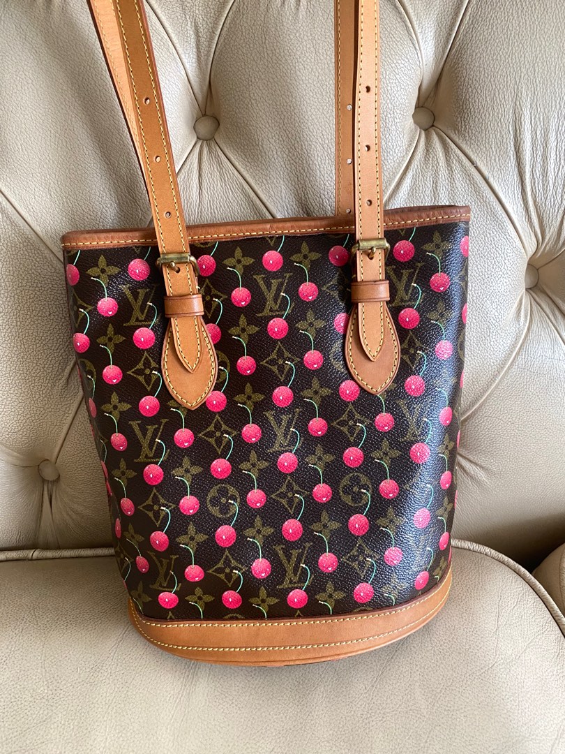 Lv cherry bucket bag clearance