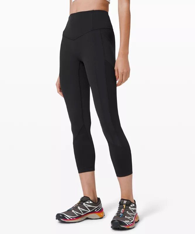Lululemon All The Right Places 23 tights leggings black size 4 Women s Fashion Activewear on Carousell