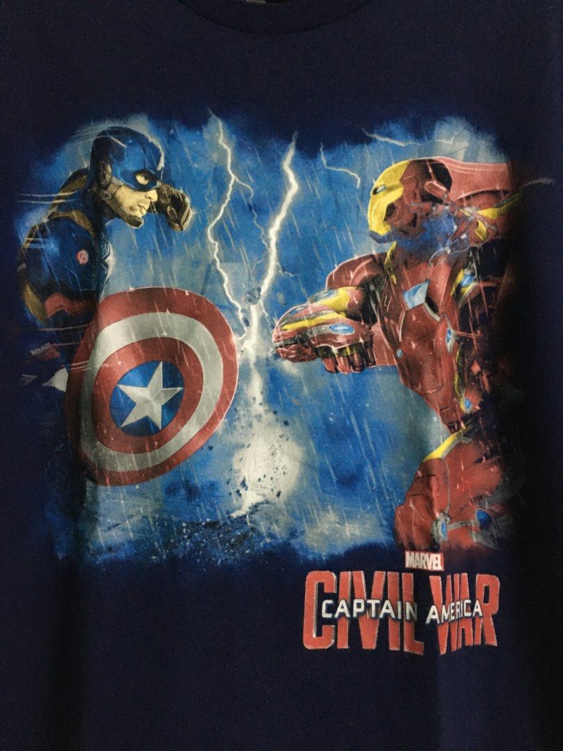 Captain america civil war t shirt clearance