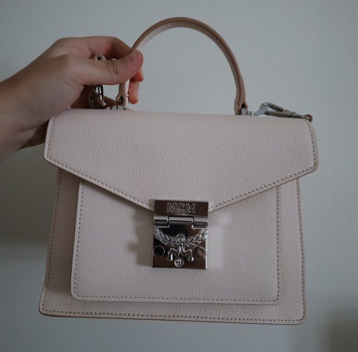 MCM SMALL PATRICIA SATCHEL SHOULDER HAND BAG