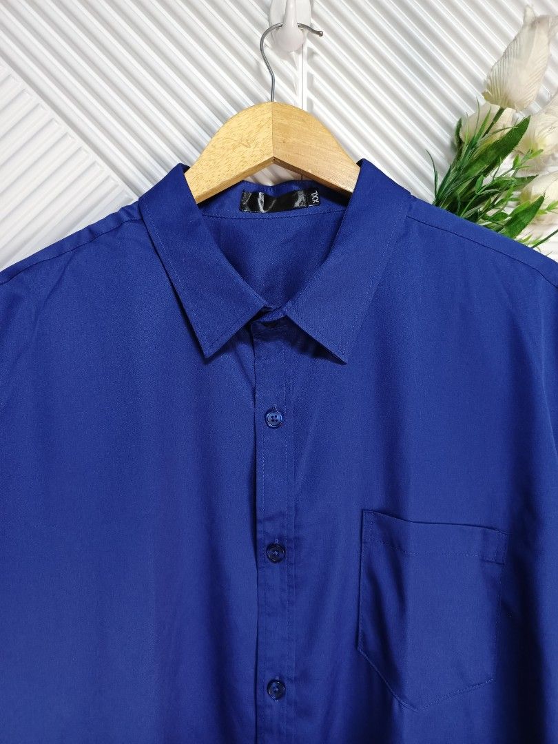 Mens blue plus size button down (Category: Sets & Coordinates) located in Bulacan. Submitted by cathycampo51092 (Listing ID 1322546888, Image 2). Description: Dont make offer if not sure na kukunin No issue Bogus buyer automatic blocked‼️ actual pic is posted‼️.
