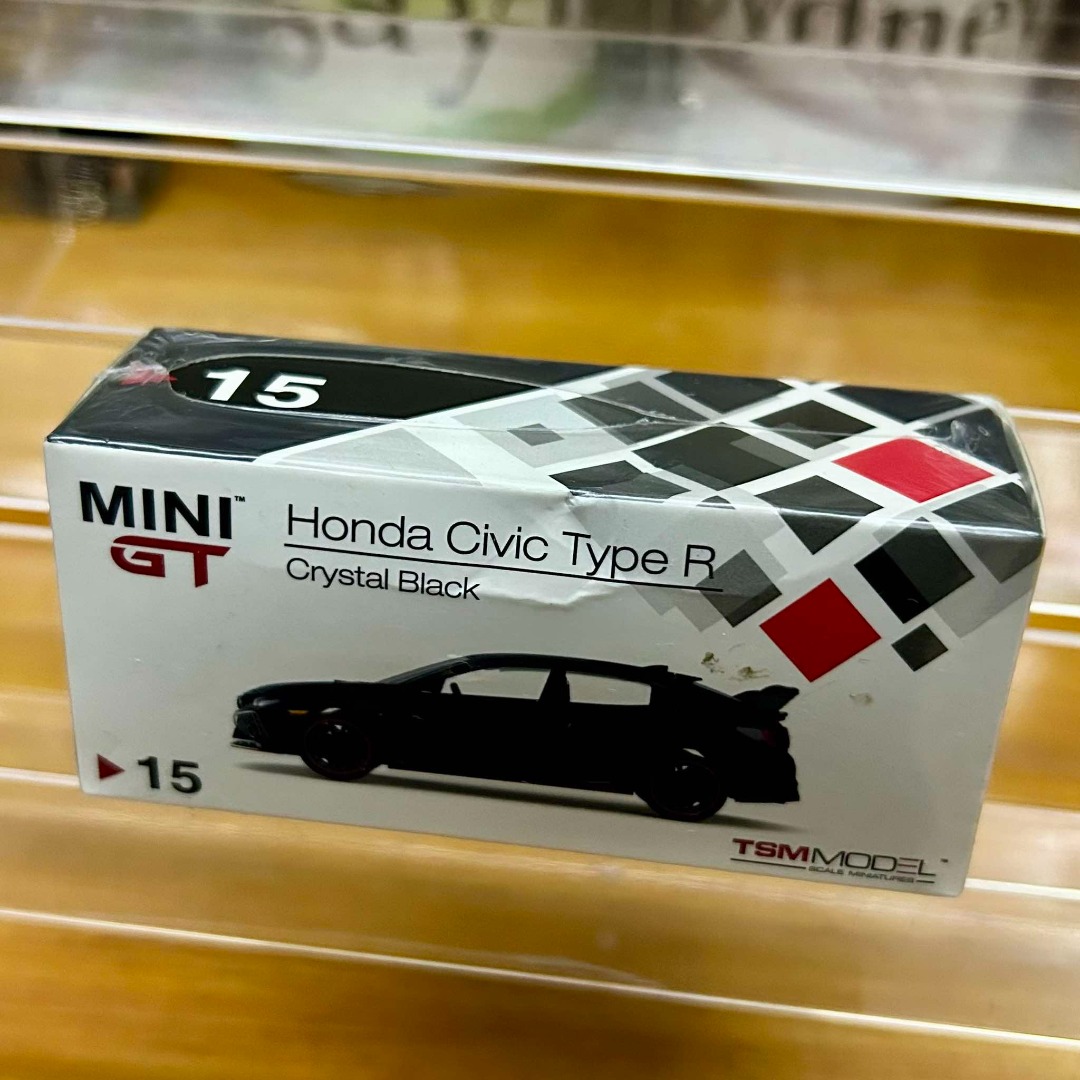 Mini GT No 15 Honda Civic Type R Crystal Black SEALED, Hobbies & Toys ...