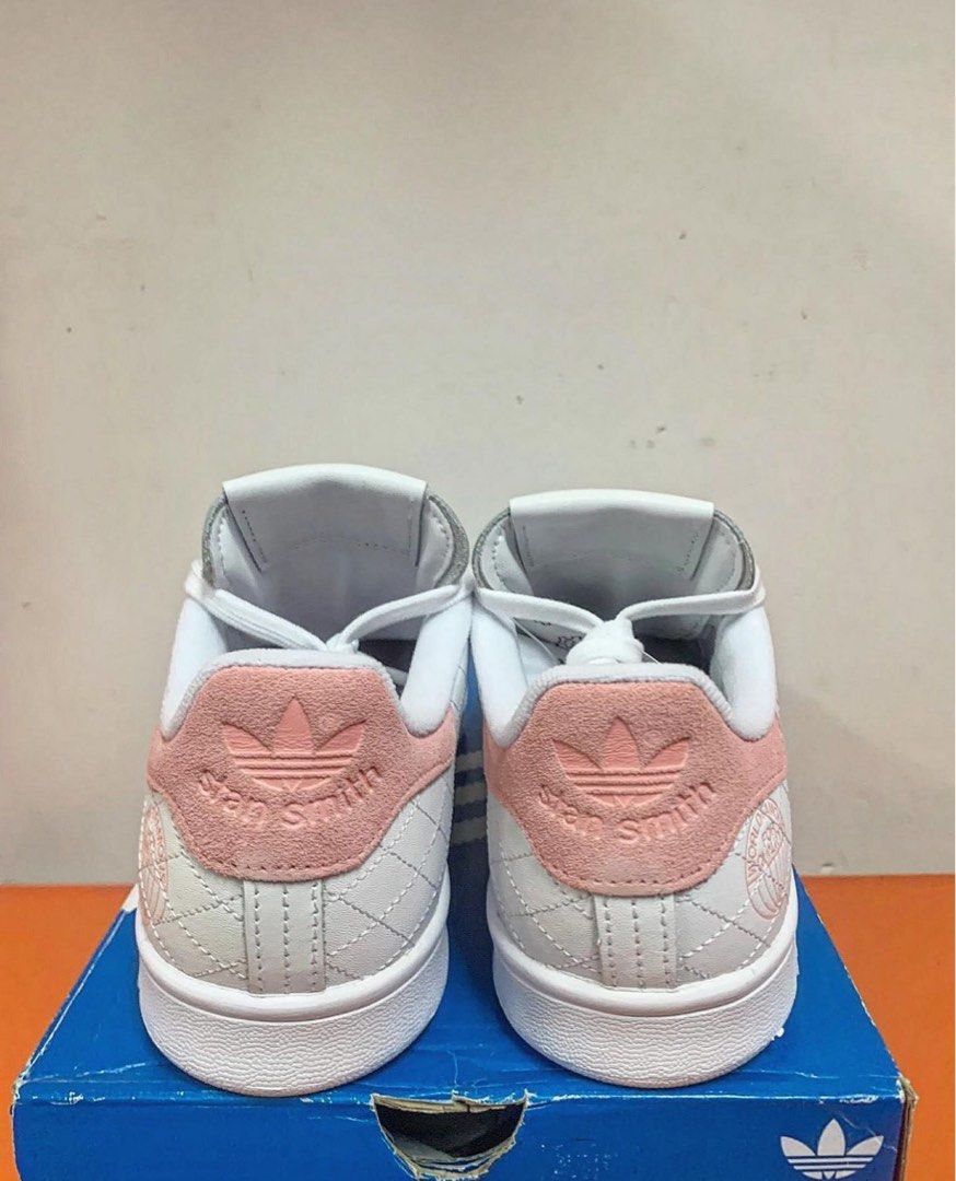 New Sneakers Adidas Stan Smith White Pink FV4070 Carousell