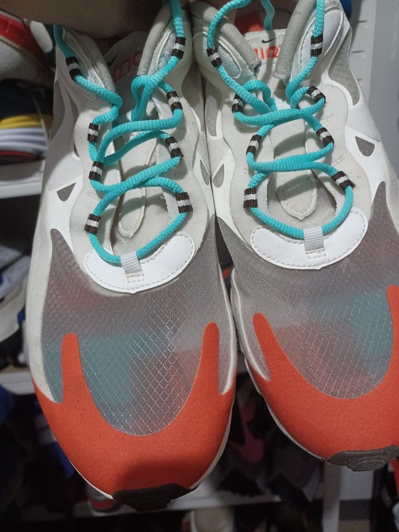 Nike 270 react (Category: Sneakers) located in Mandaluyong City. Submitted by usamenfashionhaul (Listing ID 1322551371, Image 2). Description: great condition like new.excellent for walking ,running and more.bought in the usa..