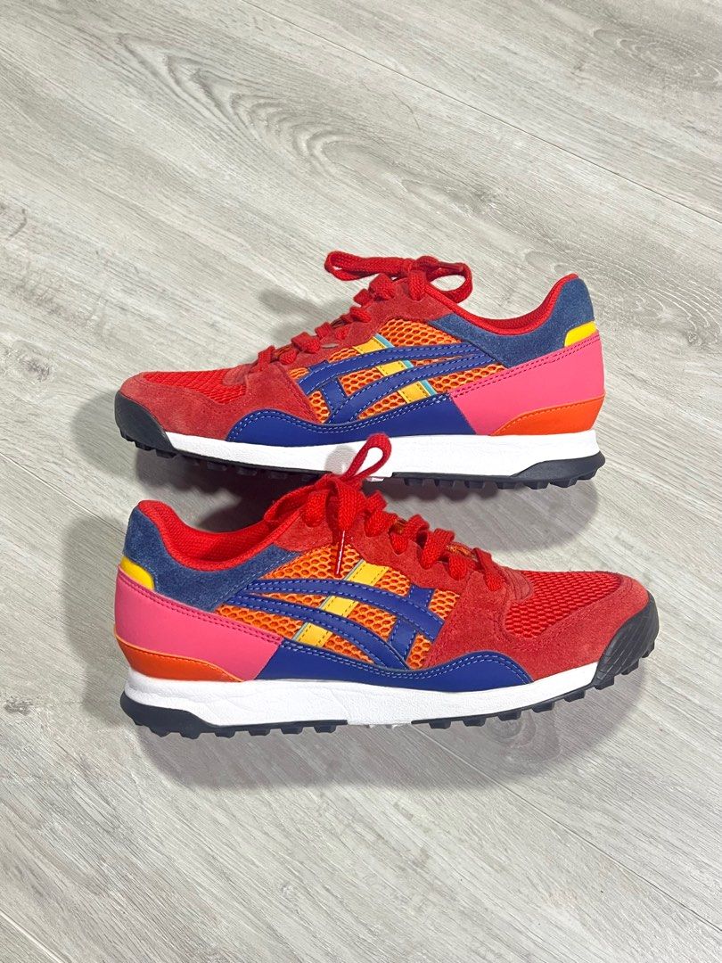 Onitsuka Tiger Red (Category: Sneakers) located in Pasig City. Submitted by AnythingPH (Listing ID 1322420073, Image 1). Description: Selling! Onitsuka Tiger Red Used few times. 9/10 Size 7.5w 38eu Php 995 (No Last Price) .