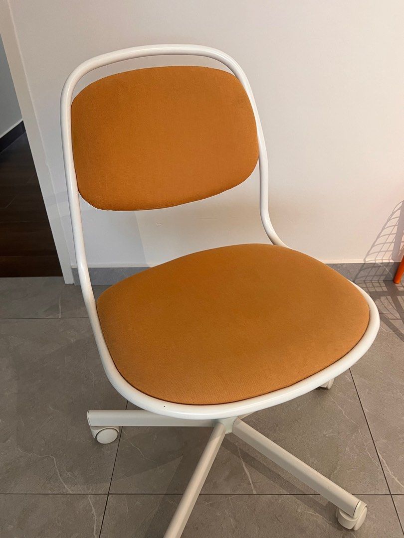 ORFJALL Ikea Swivel Chair Yellow