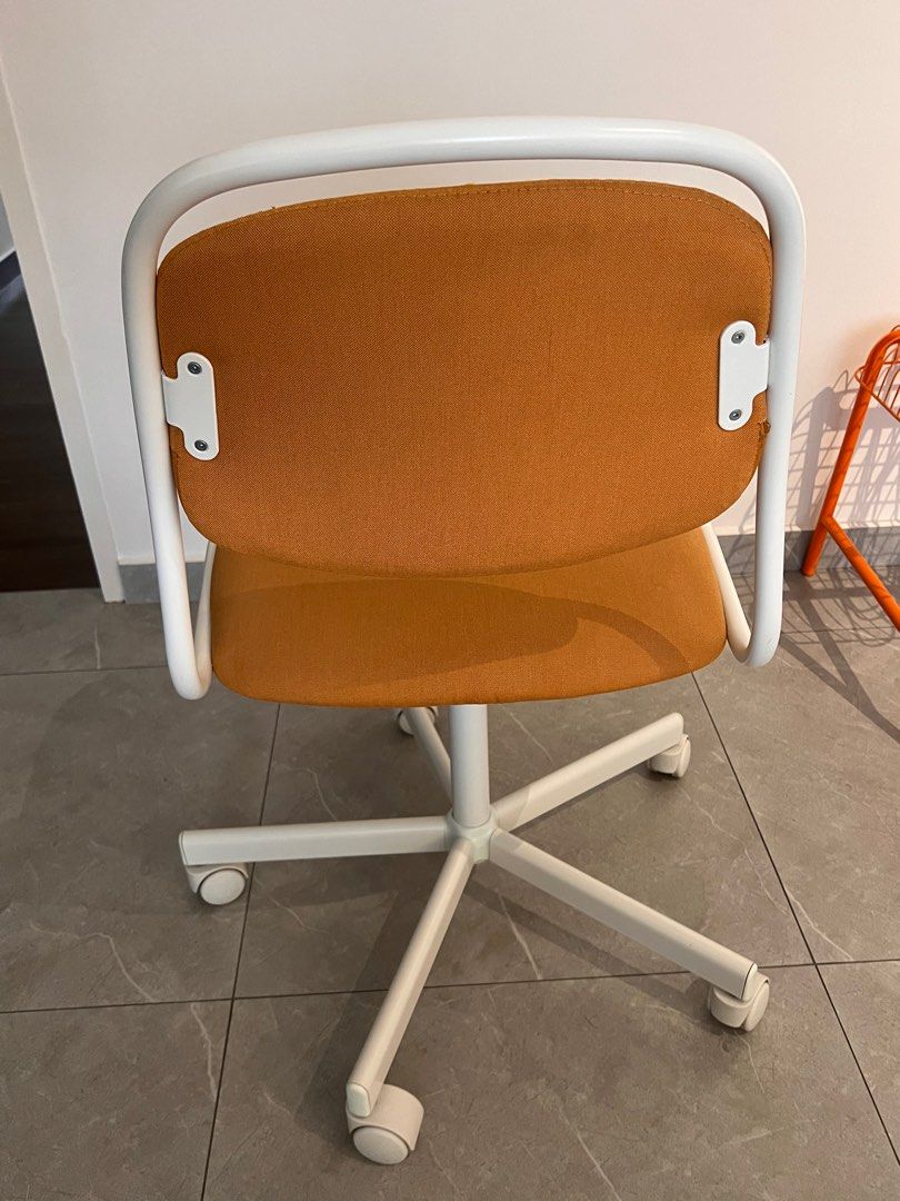 ORFJALL Ikea Swivel Chair Yellow