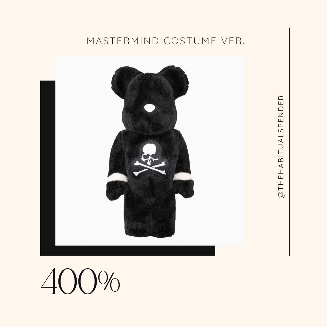 BE@RBRICK mastermind JAPAN COSTUME 400％ MEDICOM TOY: BE@RBRICK - Mastermind Japan (2004) 400% – TOY