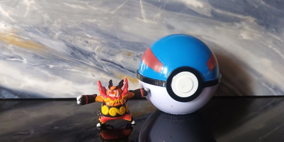 Pokemon Emboar Figure + with Ball, Hobbies & Toys, Toys & Games on ...