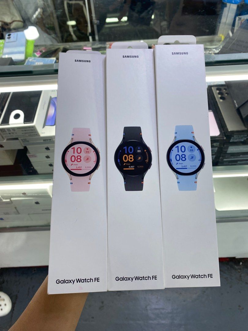 Samsung Galaxy Watch FE 40mm (Category: Wearables & Smart Watches) located in San Juan City. Submitted by rodelmarllemit (Listing ID 1322453144, Image 1). Description: Brand new Samsung Galaxy Watch FE 40mm Color: Pink Gold, Silver and Black 7 days replacement Facebook Page: •Helu’s Gadgets Txt or Call •09266836637 Mode of Payment: •Cash •Bank Transfer •GCash & Paymaya Installment: •Credit Card •Ggives •Cash on Delivery •Shipping •Meet Up •Trade 