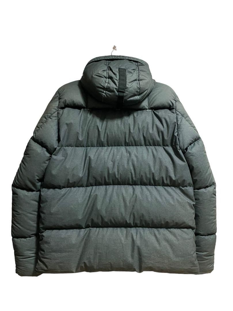 Stone island resin poplin down jacket on sale