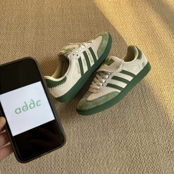 adidas gazelle silver green womens Adidas Mens Wales Bonner Samba Shoes – Extra Butter main image 1