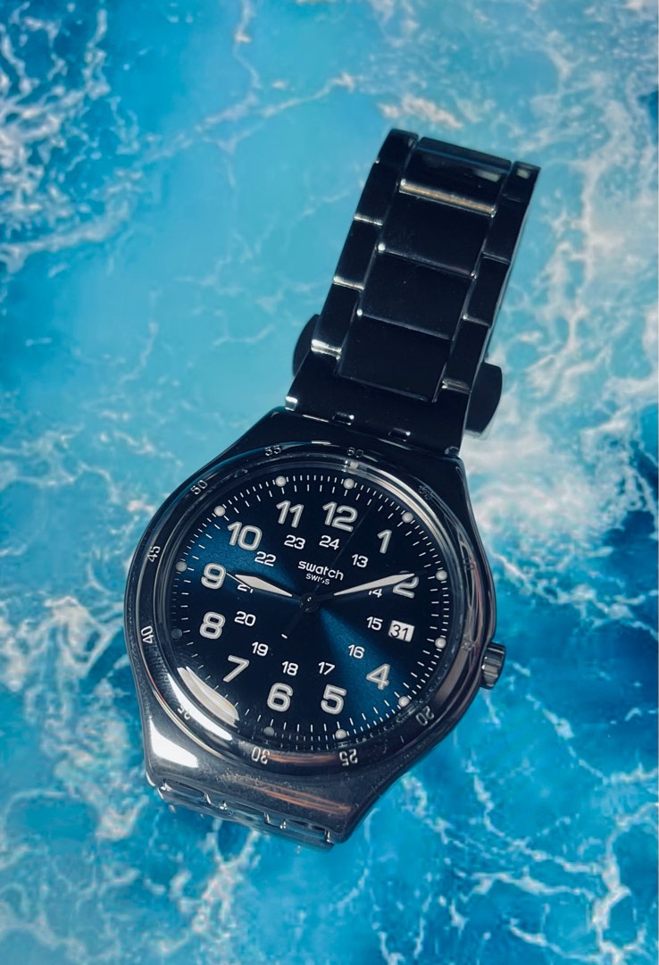 Swatch blue boat top