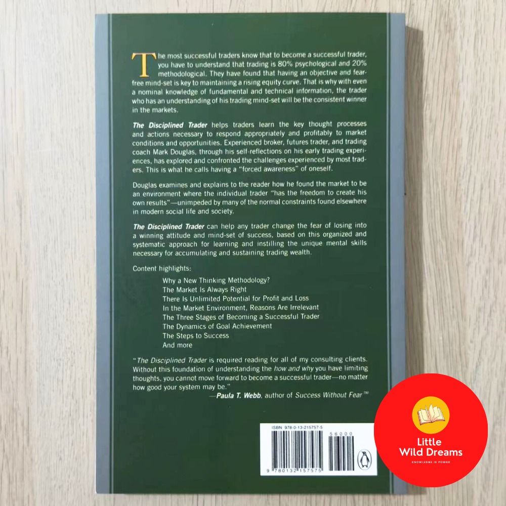 The Disciplined Trader: Developing Winning Attitudes By Author Of Trading  In The Zone Mark Douglas, Hobbies & Toys, Books & Magazines, Storybooks on  Carousell