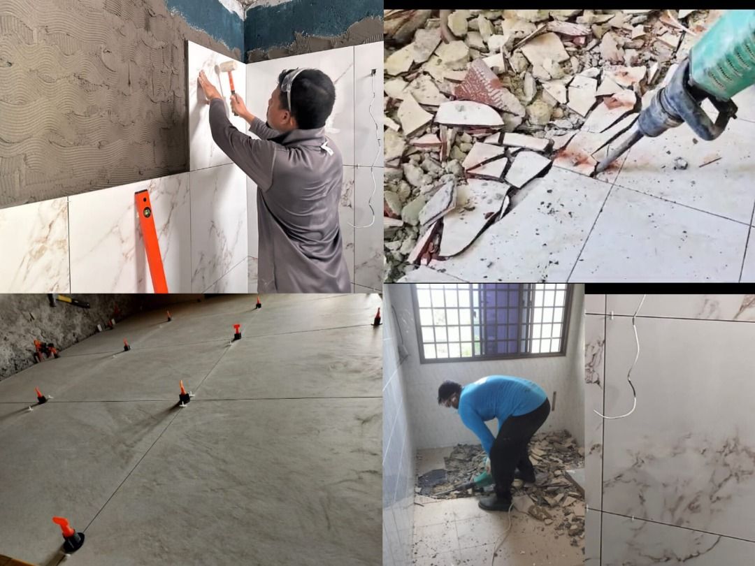Toilet ,Kitchen Package| Retile Toilet| Retile Kitchen | Overlay bathroom & Kitchen | Tiles Overlay | Toilet & Kitchen renovation | Retile Service | Renovation Contractor hacking demolition renovation63109553265795112