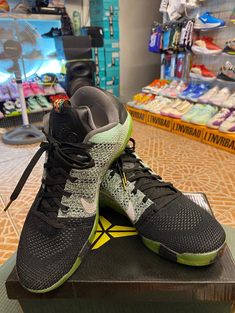 Top Grade Nike Kobe 11 Elite Low Green Glow Men s Fashion Footwear Sneakers on Carousell
