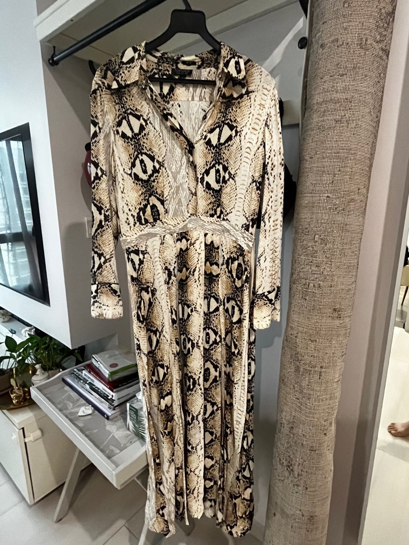 Snakeskin dress topshop outlet