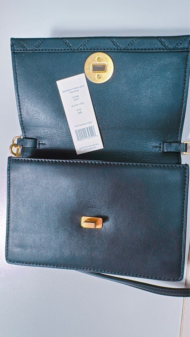 Georgia turn lock mini bag black online